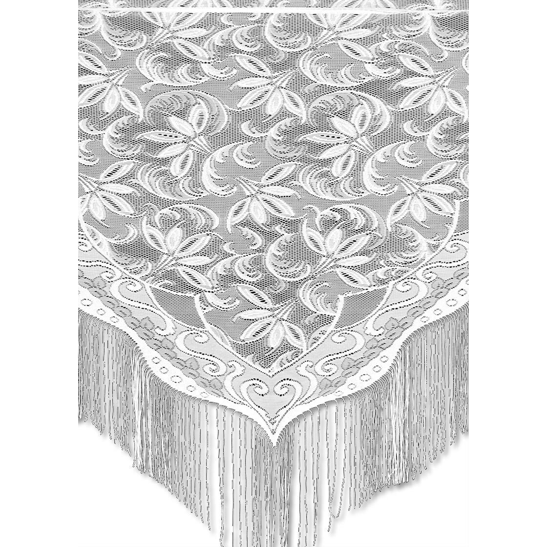 Heritage Lace ALP-PL 62 x 72 in crimson Allure Poncho  Pearl
