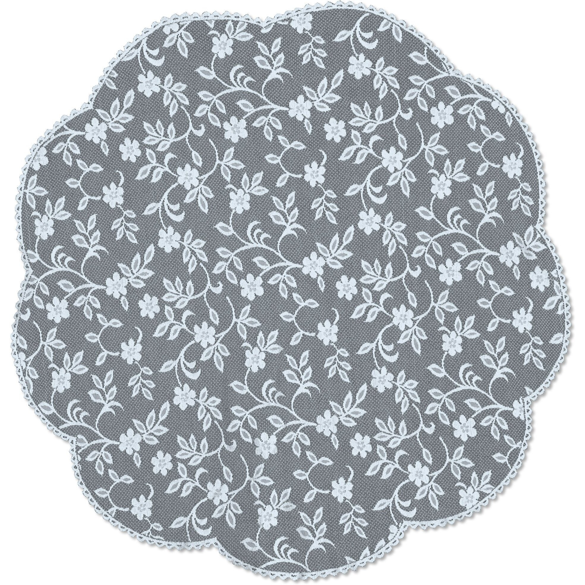 Heritage Lace JM-4200S Jasmine 42 in Round Topper  Sky