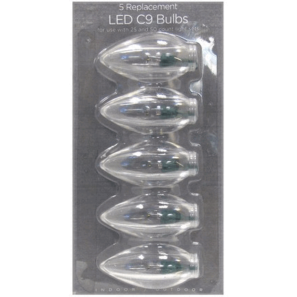 celebrations 11229-71 Warm White Traditional LED c9 Replacement Bulbs