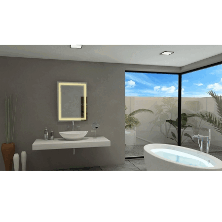 Paris Mirror HARM24323000 24 x 32 in Harmony Lighted Bathroom Mirror with 3000K
