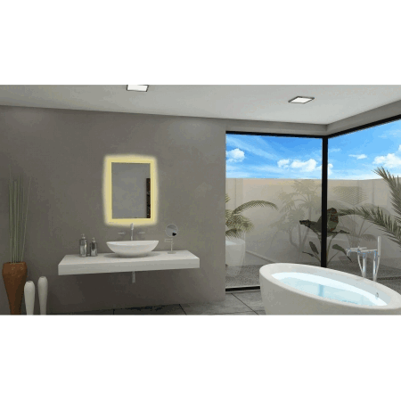 Paris Mirror REcT24323000 24 x 32 in Rectangle LED BackLights Mirror with 3000K