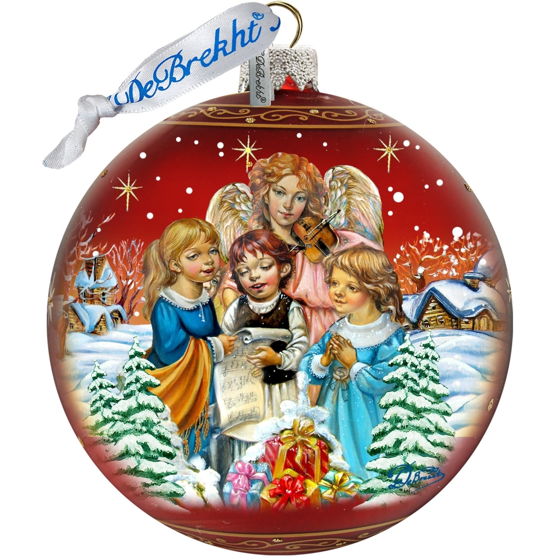 gDeBrekht 73877 christmas guardian Angel  Limited Edition glass Ball