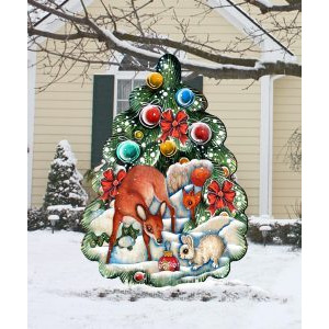 gDeBrekht 8119182 Forest christmas Tree Ornament Set of 2