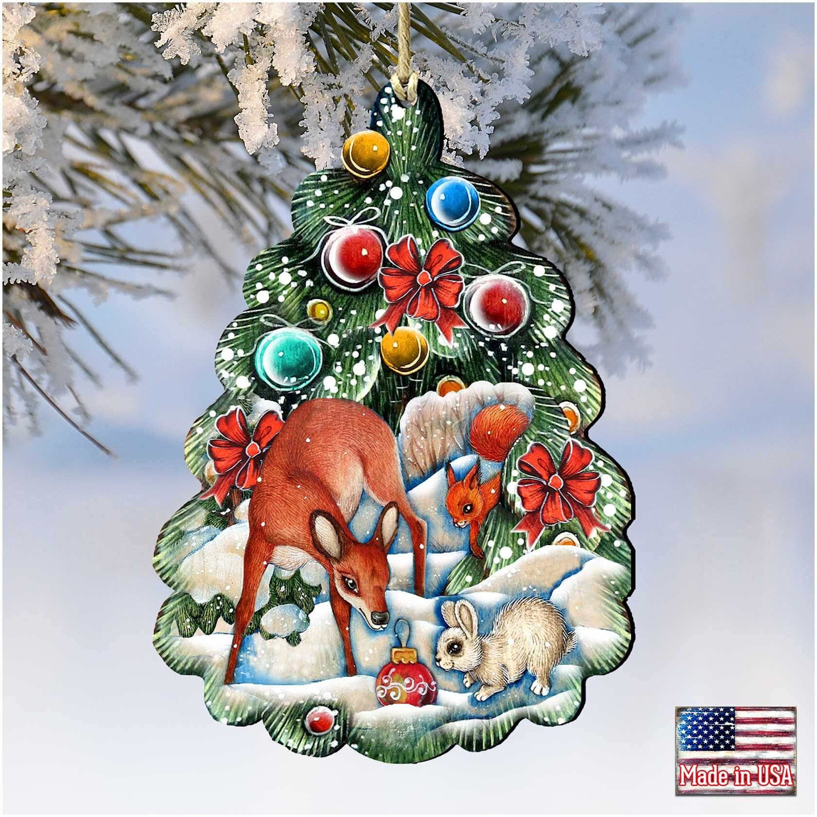 gDeBrekht 8119182 Forest christmas Tree Ornament Set of 2