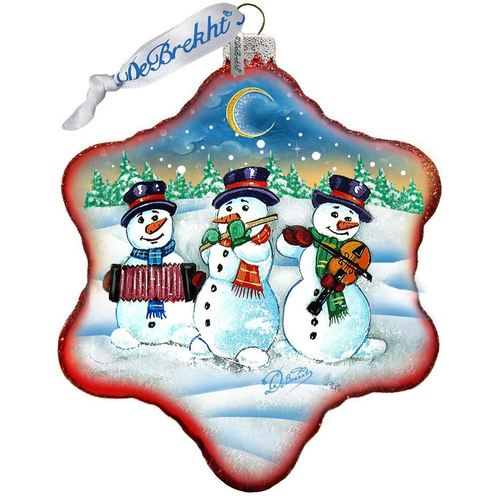 gDeBrekht 754-013 Village celebration Snowflake Ornament