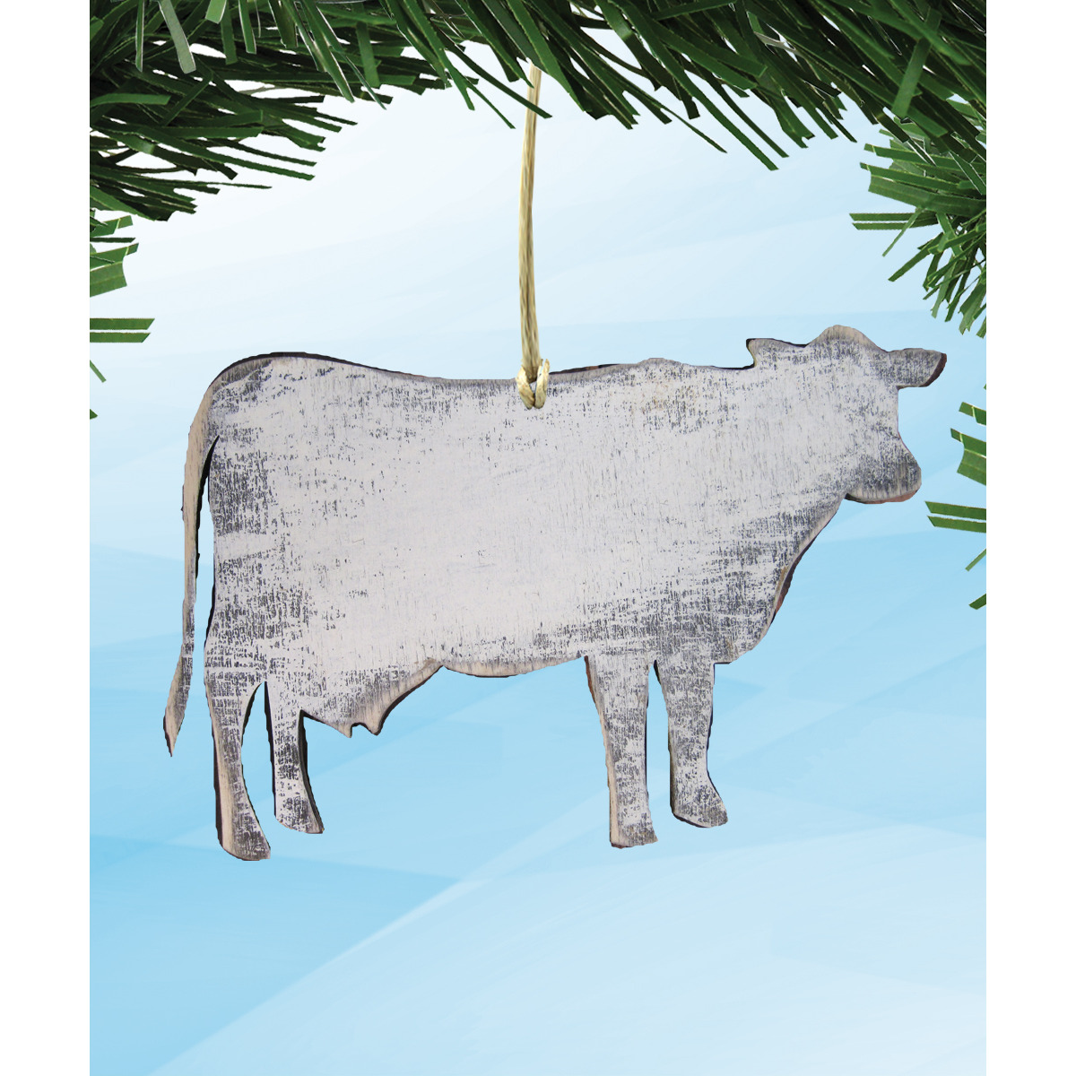 Designocracy 99136-M cow Wooden Magnet