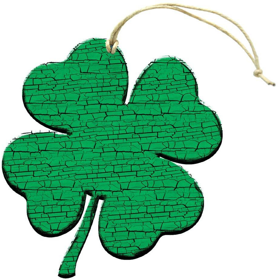 Designocracy 99752-M clover Wooden Magnet