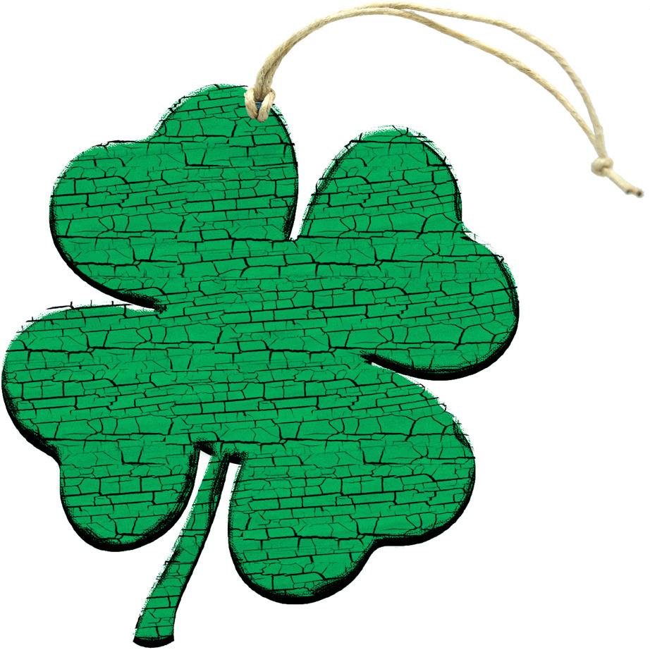 Designocracy 99752-M clover Wooden Magnet