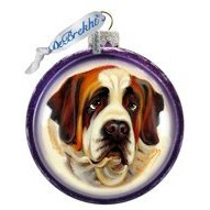 gDeBrekht 764-118 Dog Handcrafted glass Ornament
