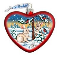 gDeBrekht 753-009 Bunny Play Ornament