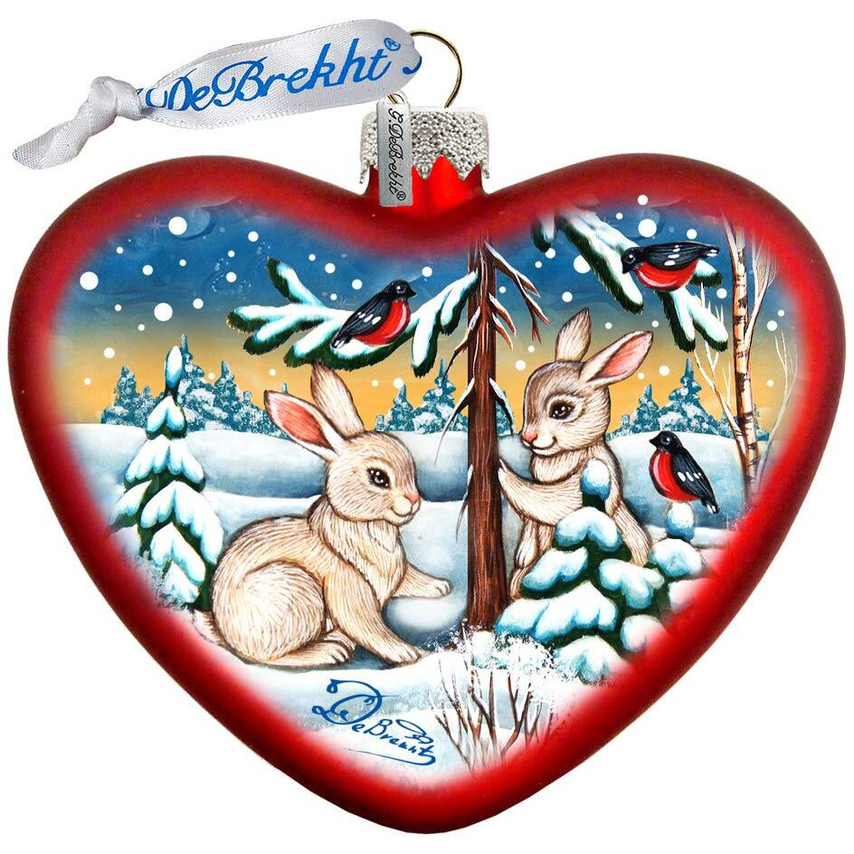 gDeBrekht 753-009 Bunny Play Ornament