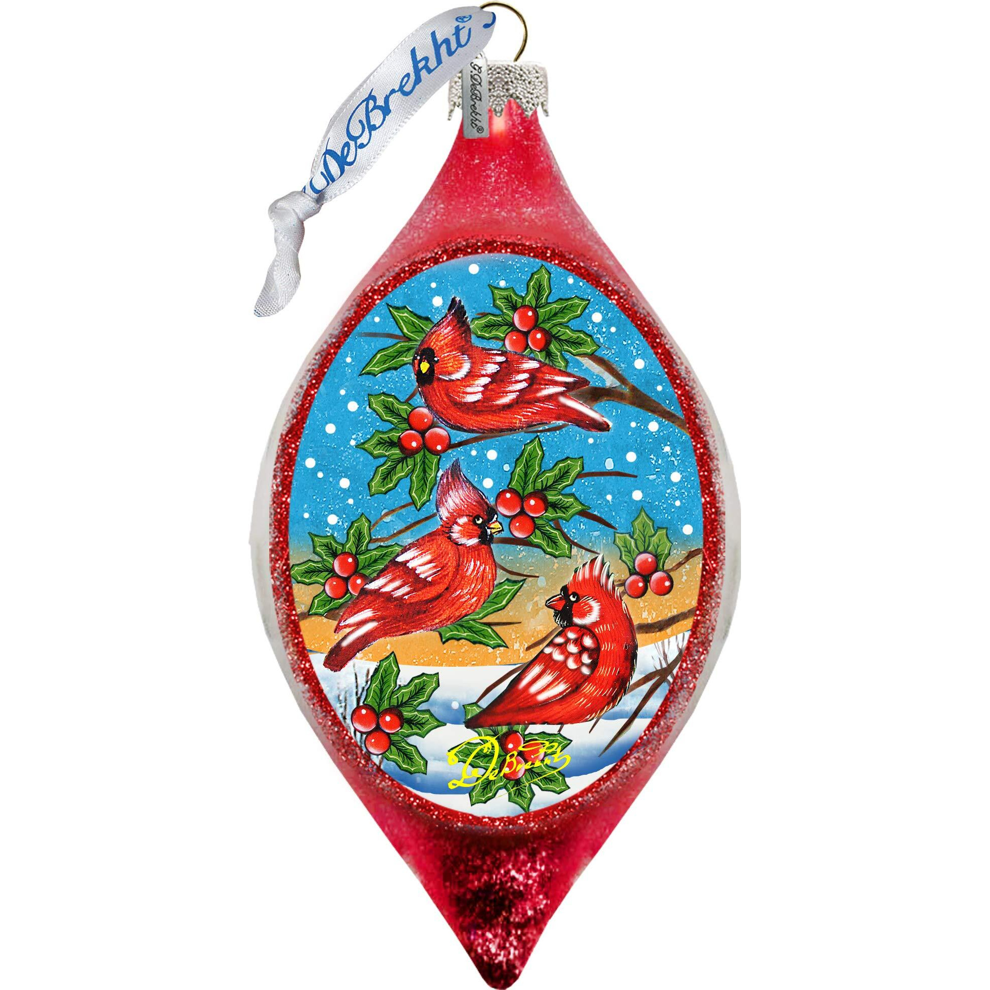 gDeBrekht 757-037 cardinal Friends glass Ornament