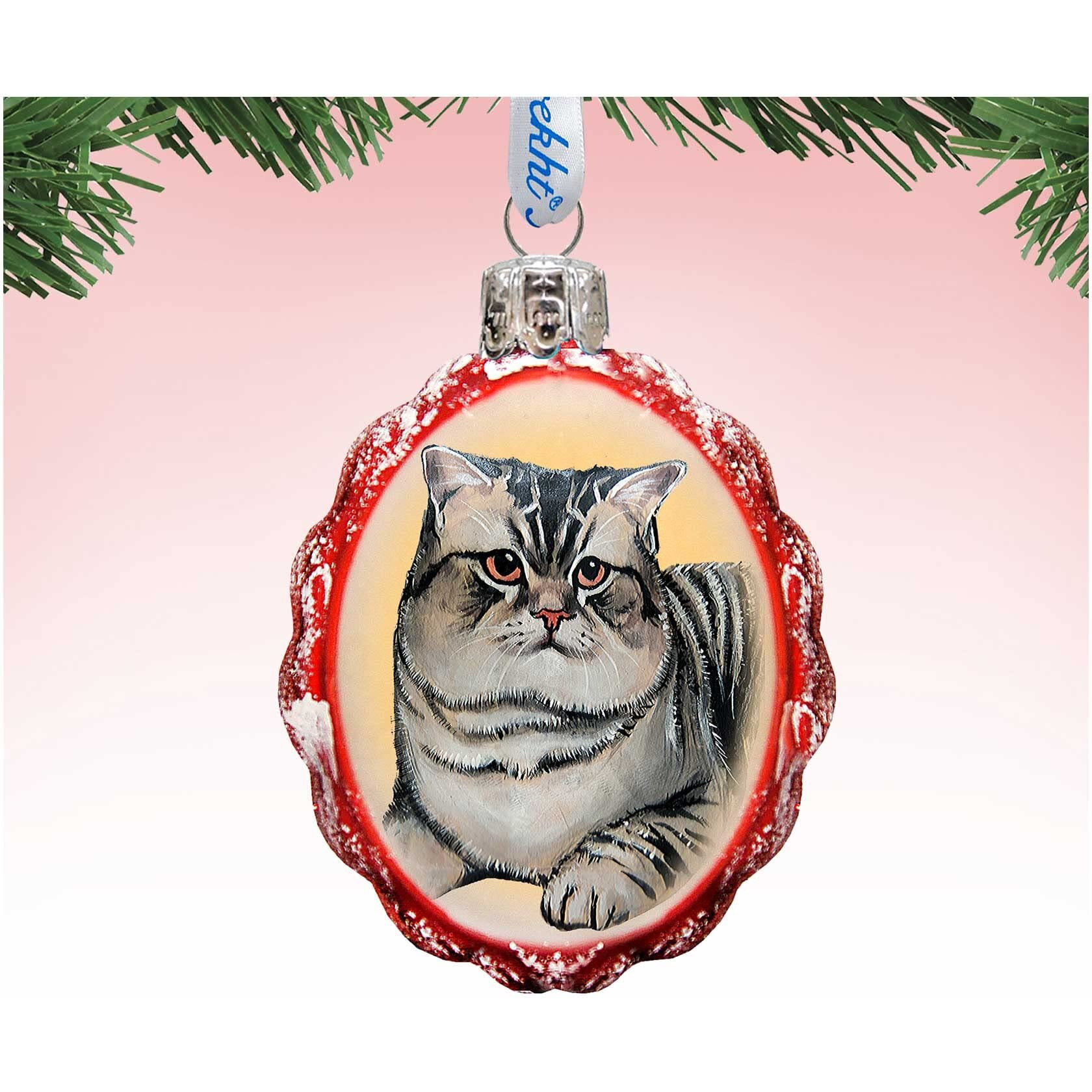 gDeBrekht 774016 grey Tabby Ornament
