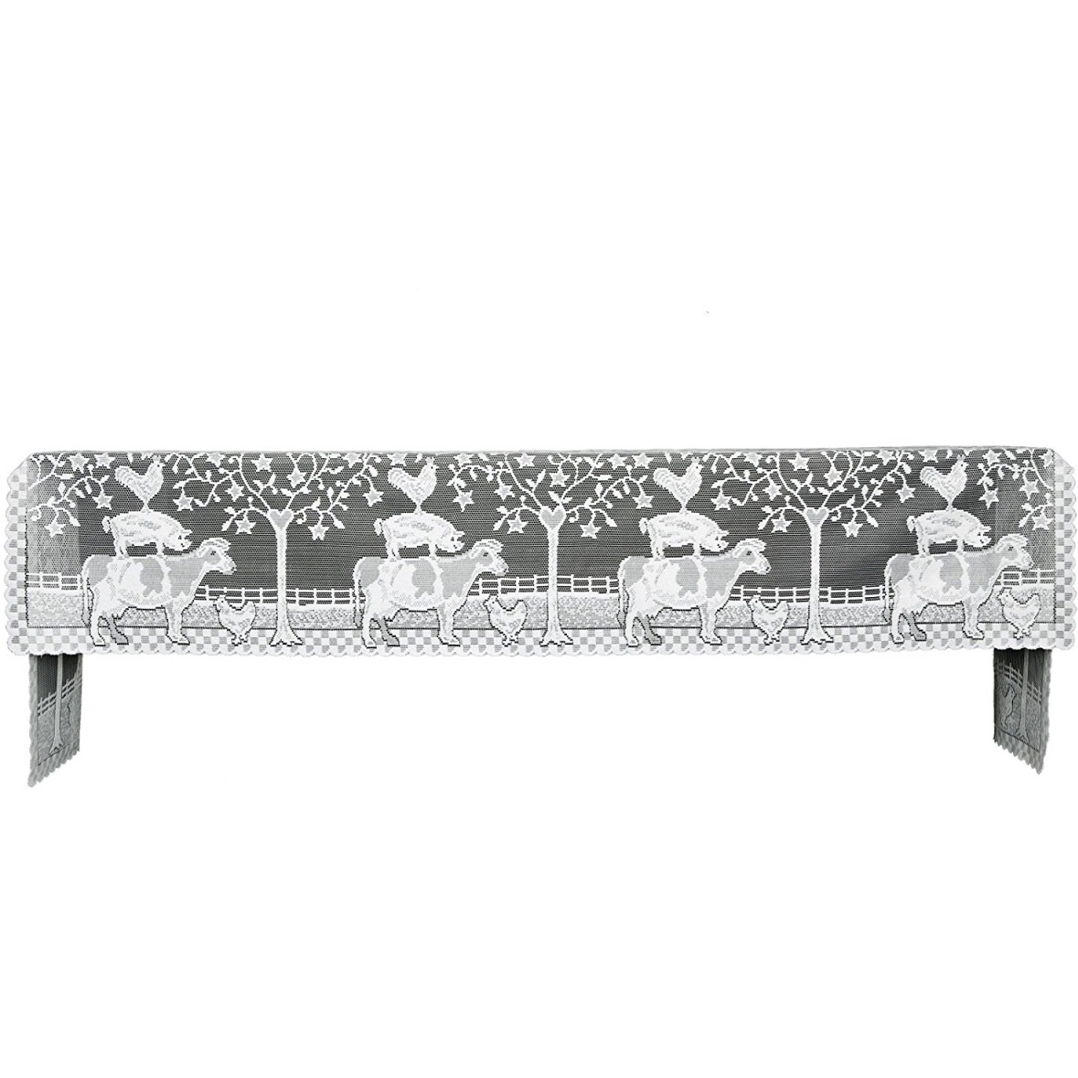 Heritage Lace FH-2096MSW 20 x 96 in Farmhouse Mantle Scarf