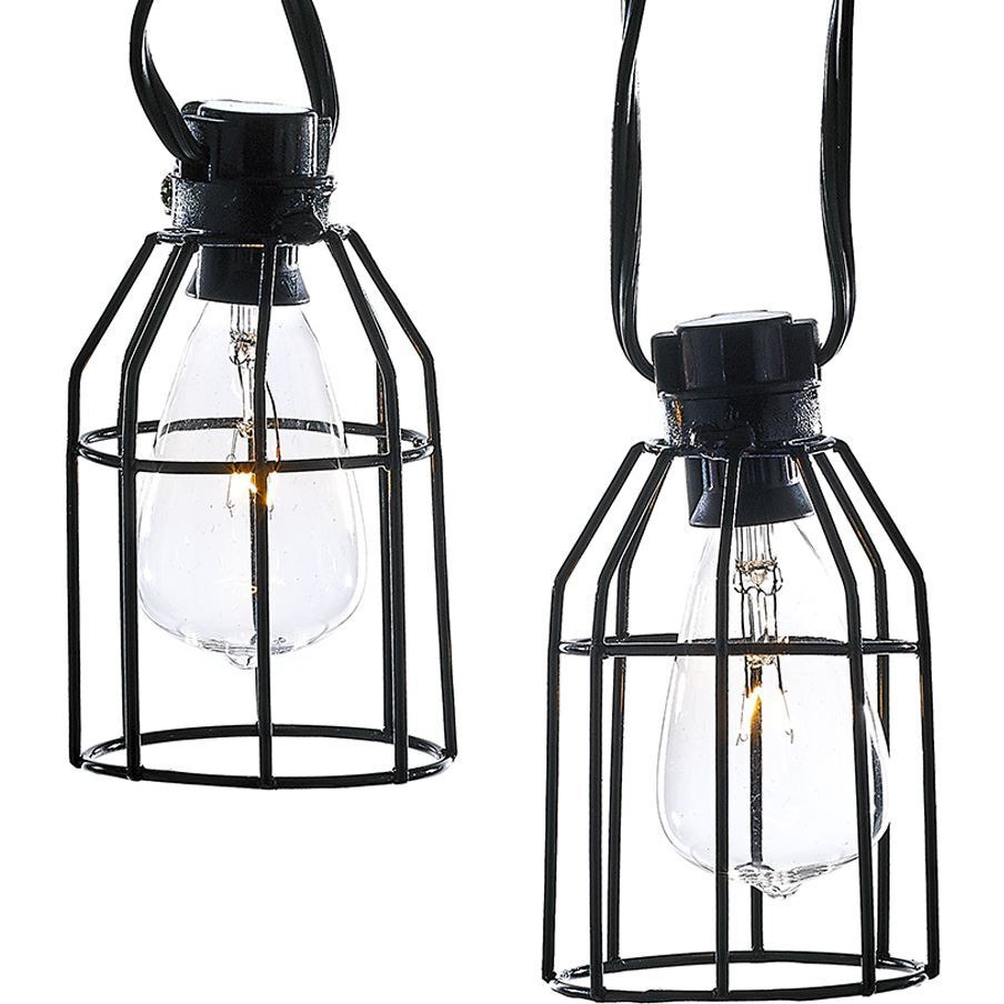 Kurt S Adler UL4321 UL 10-Light c7 cage Lantern Light Set