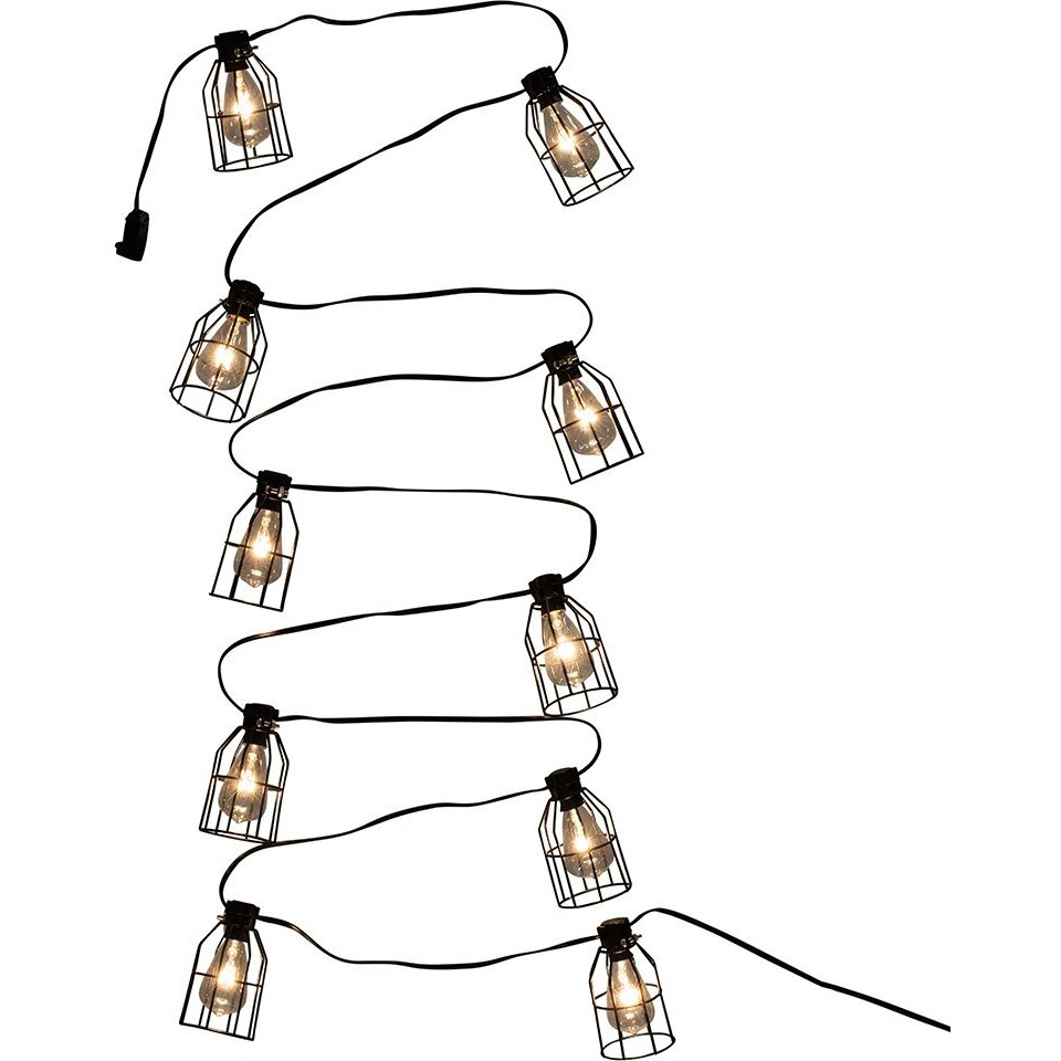 Kurt S Adler UL4321 UL 10-Light c7 cage Lantern Light Set