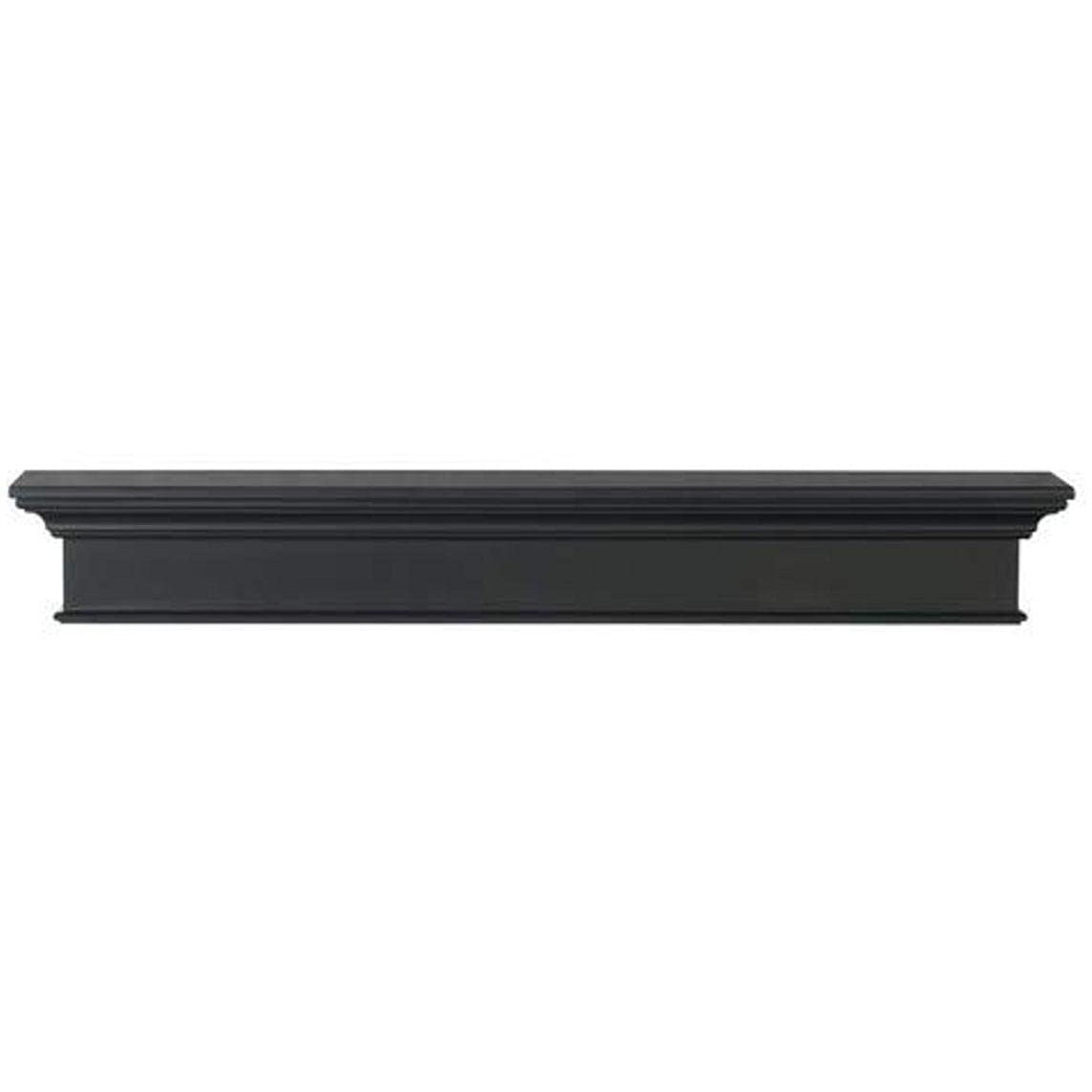 Pearl Mantels 610-60B Henry Mantel Shelf MDF in Black