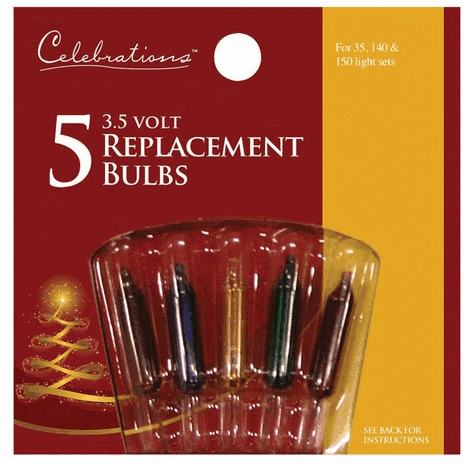 celebrations 1265-1-71 Multi-color 35V Mini Replacement Bulbs