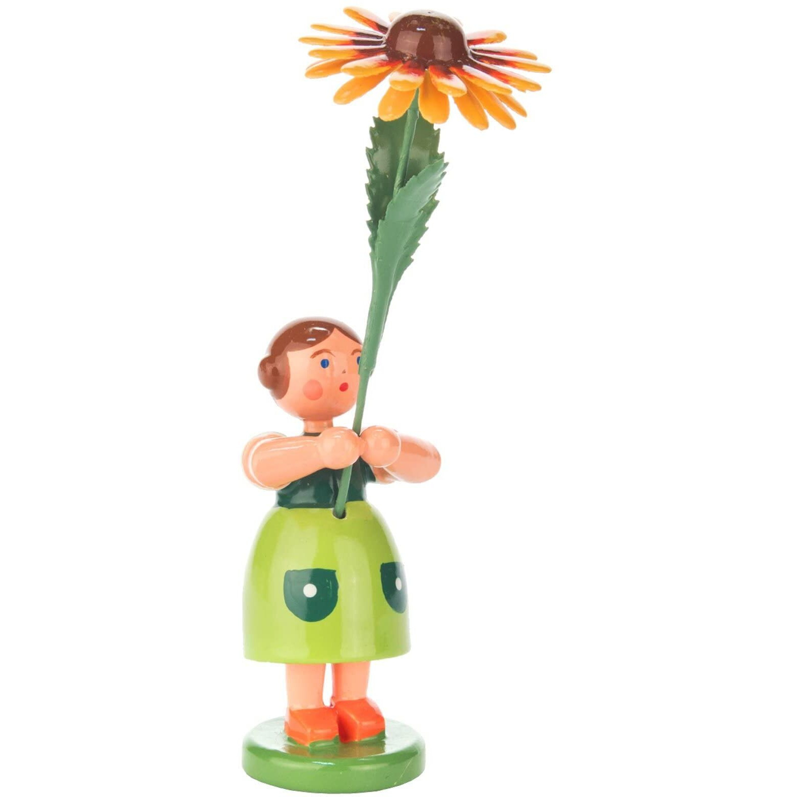Alexander Taron 013-2010 Dregeno Easter Ornament green Flower girl