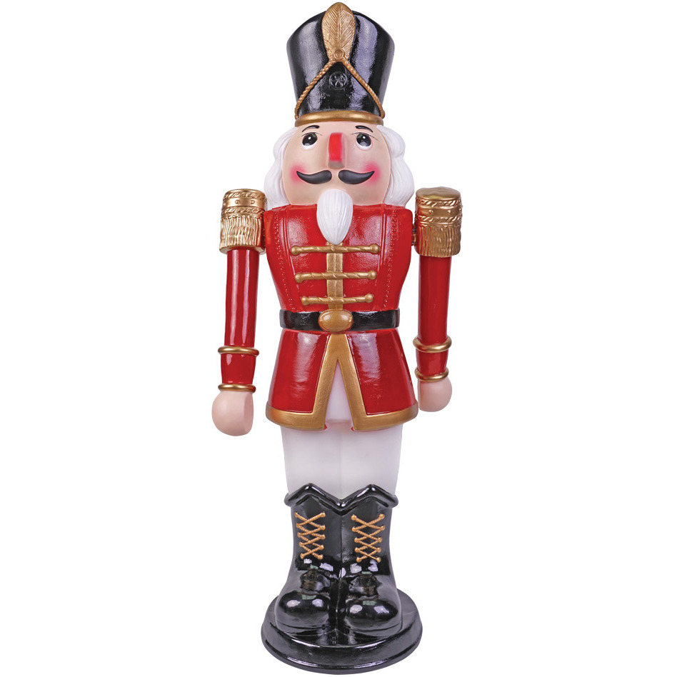 Morris Pc36733RW 36 in Animated Nutcracker&44 Red & White