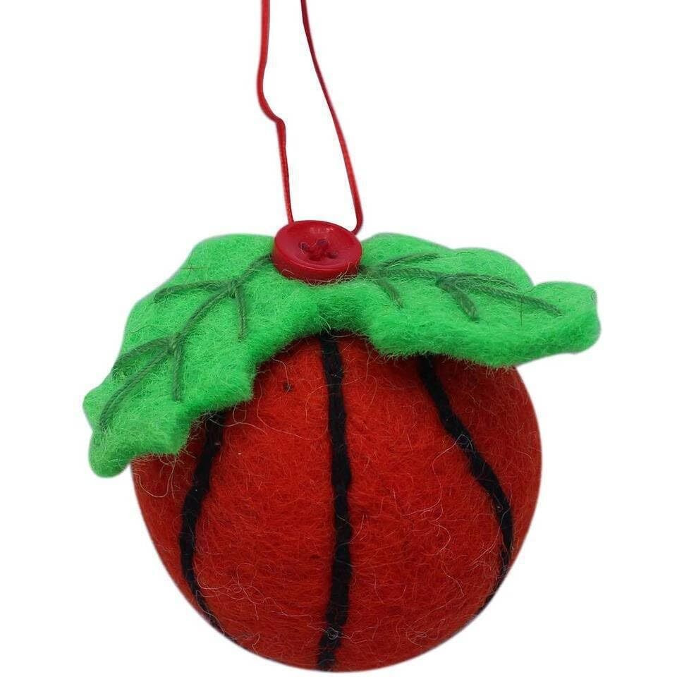 global groove gLg50034-01-241455 Handmade & Fair Trade Basketball Felt Ornament