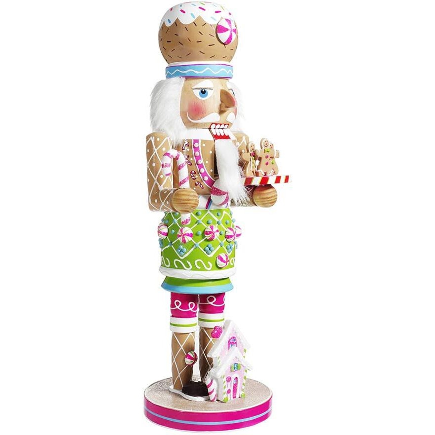 Kurt S Adler c5882 16 in Wooden gingerbread Nutcracker