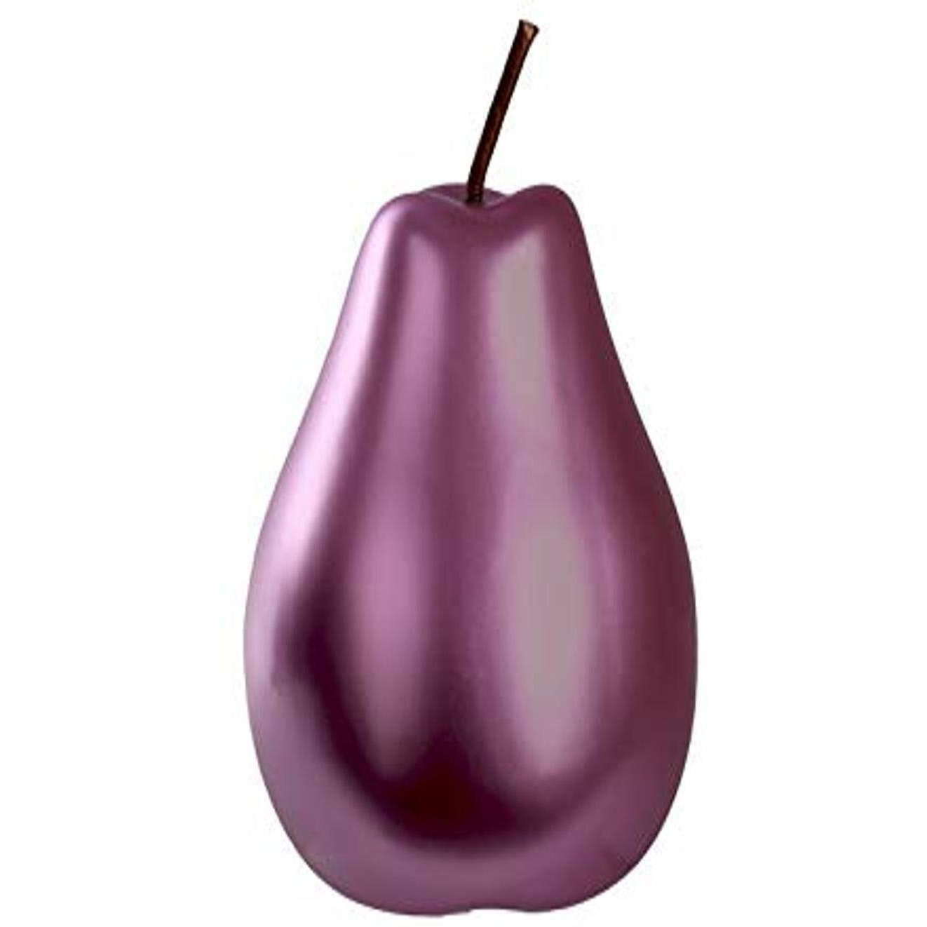 Urban Trends collection 44377 ceramic Pear Figurine  chrome Pink - Large