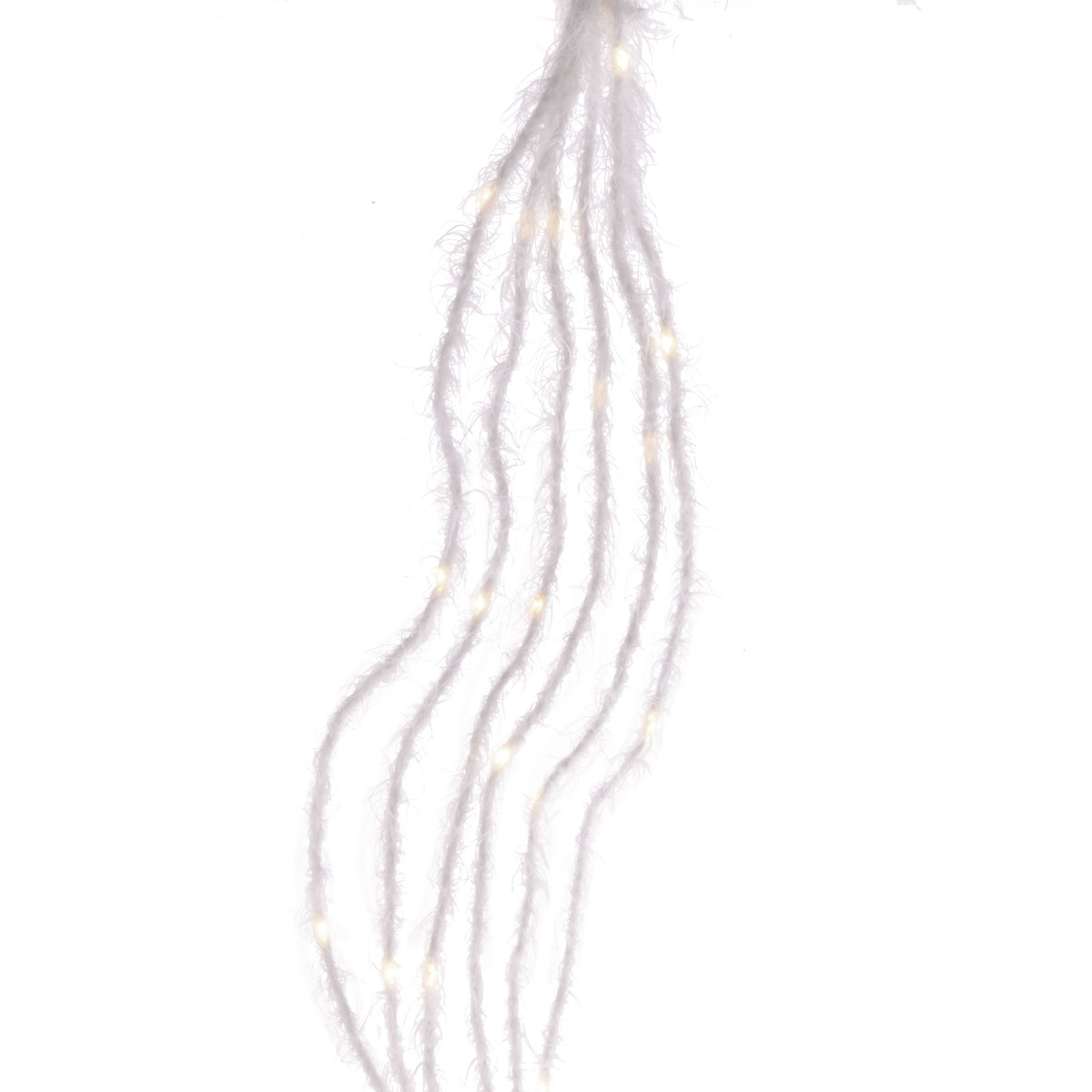 Kurt S Adler UL2605WWW 120-Light Warm White Fuzzy Multi Strand LED Set