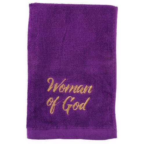 Swanson christian Supply 163124 Towel-Pastor-Woman of god  Purple with gold