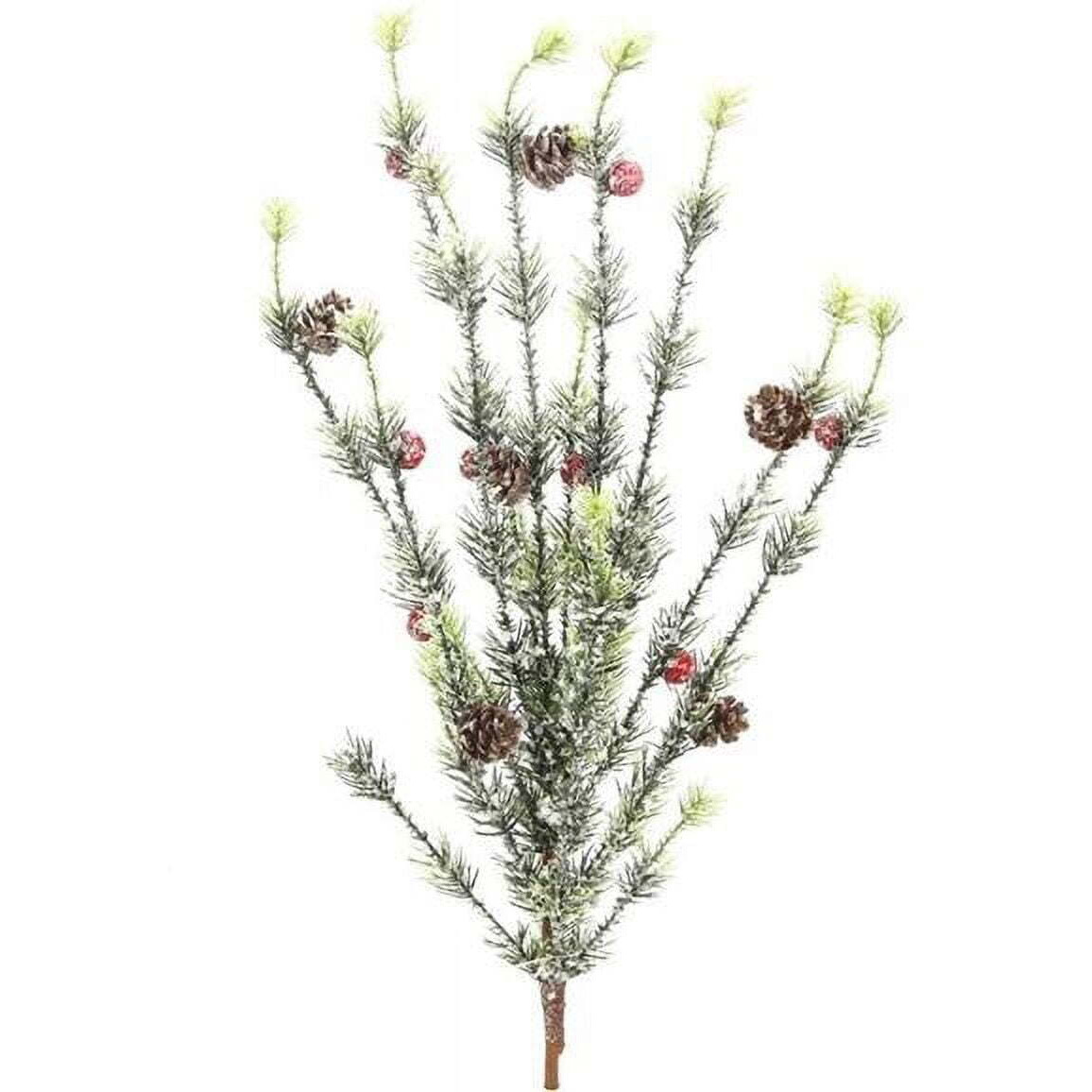 Admired by Nature ABN4c001-NTRL-2 Seasonal Berry Pine cone Spray