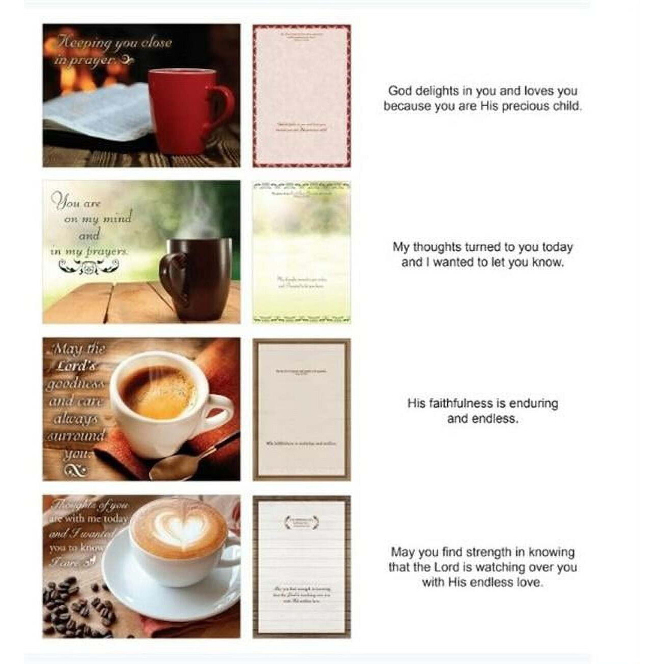 crown Point graphics 169558 Boxed - card Shared Blessings-Thinking of You Blessed Thoughts - Box of 12