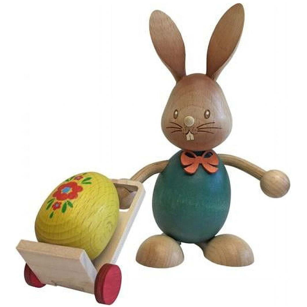 Alexander Taron 224-648-4 Dregeno Easter Figure - Rabbit with Trolley