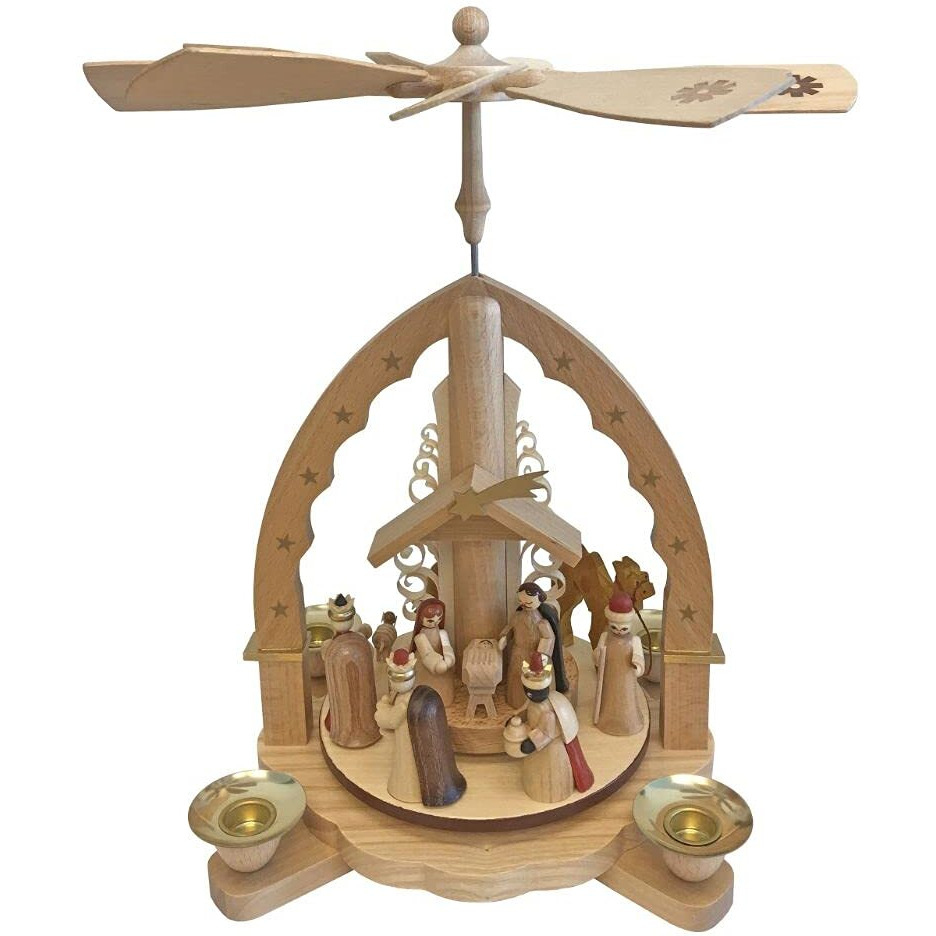 Alexander Taron 16032 Richard glaesser Pyramid - Nativity Scene