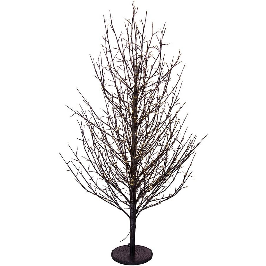 Kurt S Adler TR3252WW 4 ft Dark Brown Twig Tree with 1000 Warm White cluster Lights