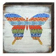 Designocracy 98718-08 Easter Art on Board Wall Decor  Wood
