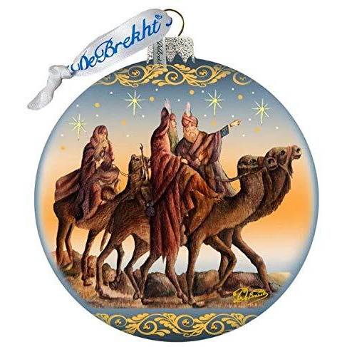 gDeBrekht 73882 Nostalgic Tree Kings Journey Limited Edition glass Ball Ornaments