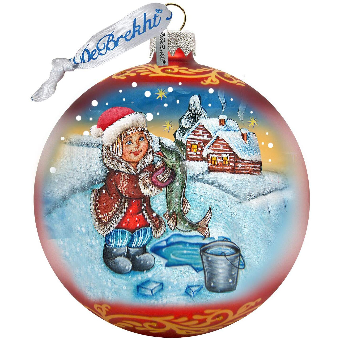 gDeBrekht 73323 For the Pike Village Ball Ornament