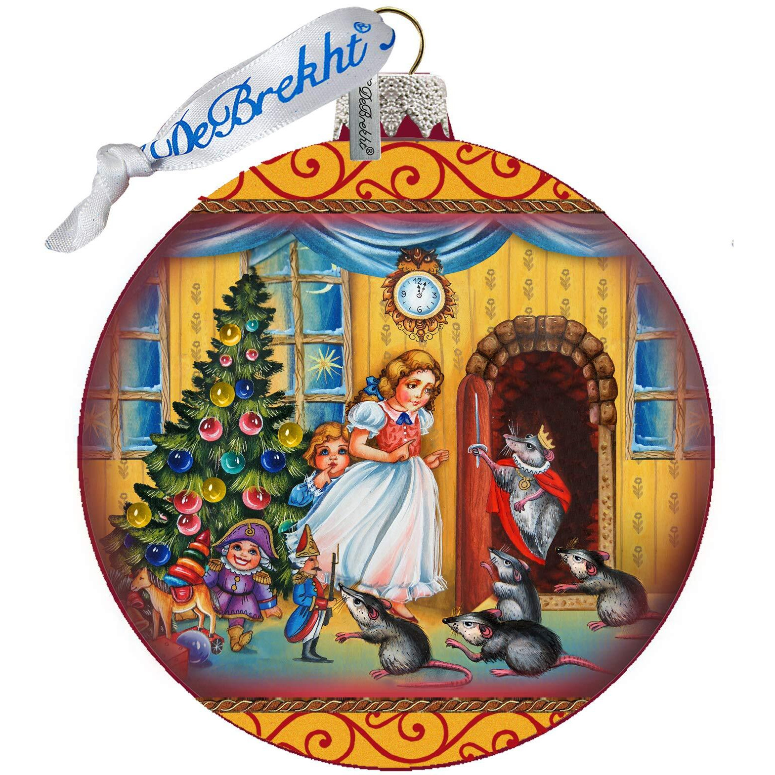 gDeBrekht 73884 Story of clara & the Nutcracker Limited Edition glass Ball Ornaments