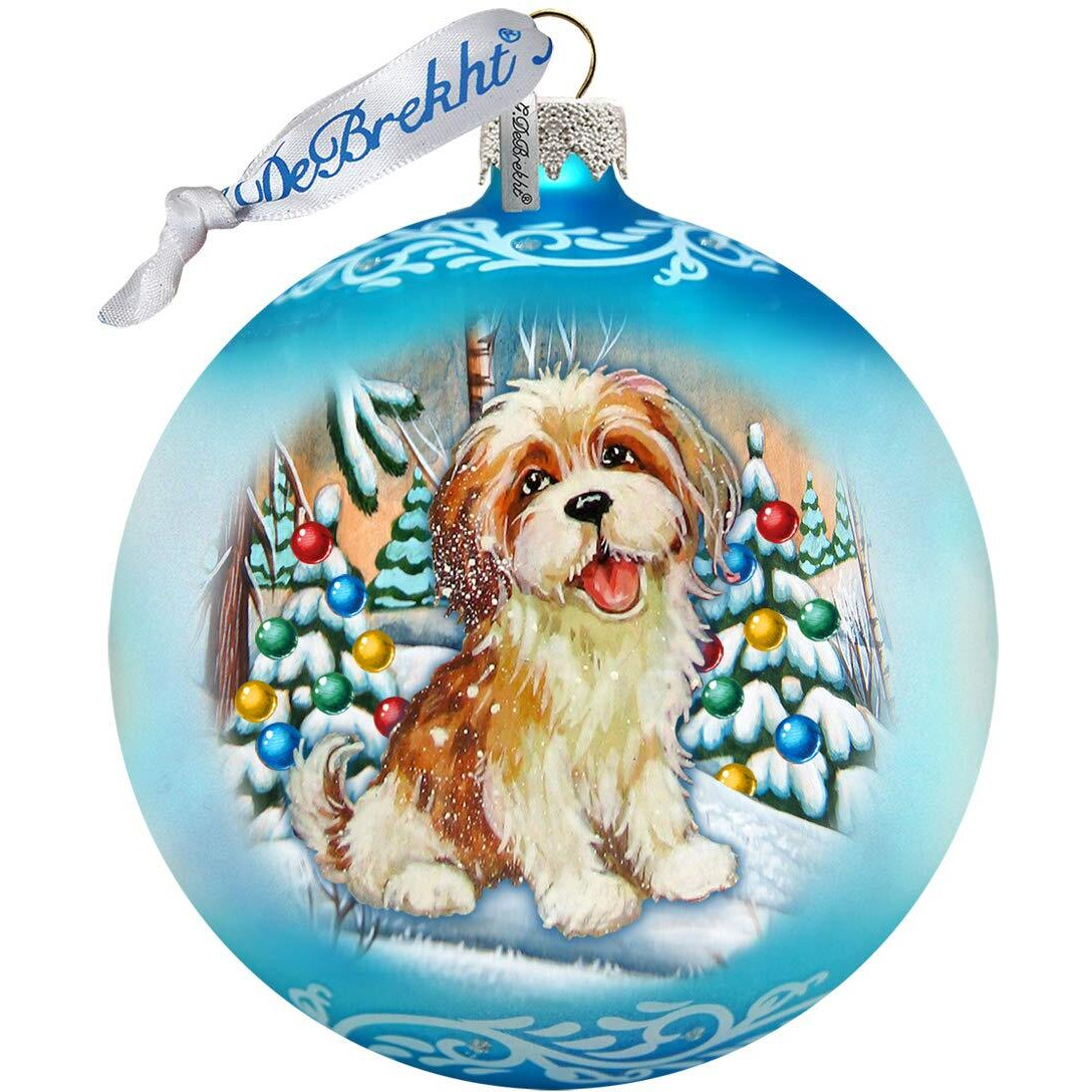 gDeBrekht 73324 My Puppy Little Friend Ball Ornament