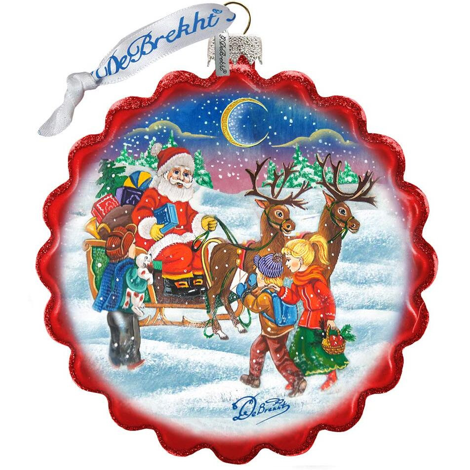 gDeBrekht 759-044 Happy Holidays to All Wreath Ornament