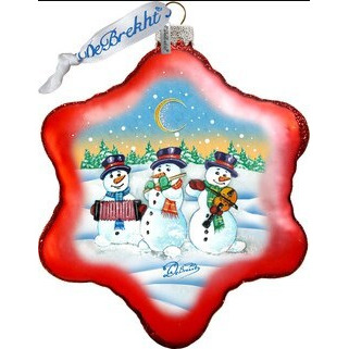 gDeBrekht 754-014 Village celebration Snowflake Ornament