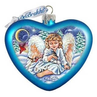 gDeBrekht 753-011 Big Heart girl Angel Ornament