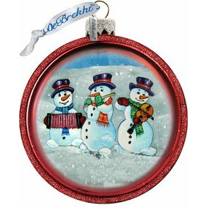 gDeBrekht 764-013 Snowmen c-Ball Ornament