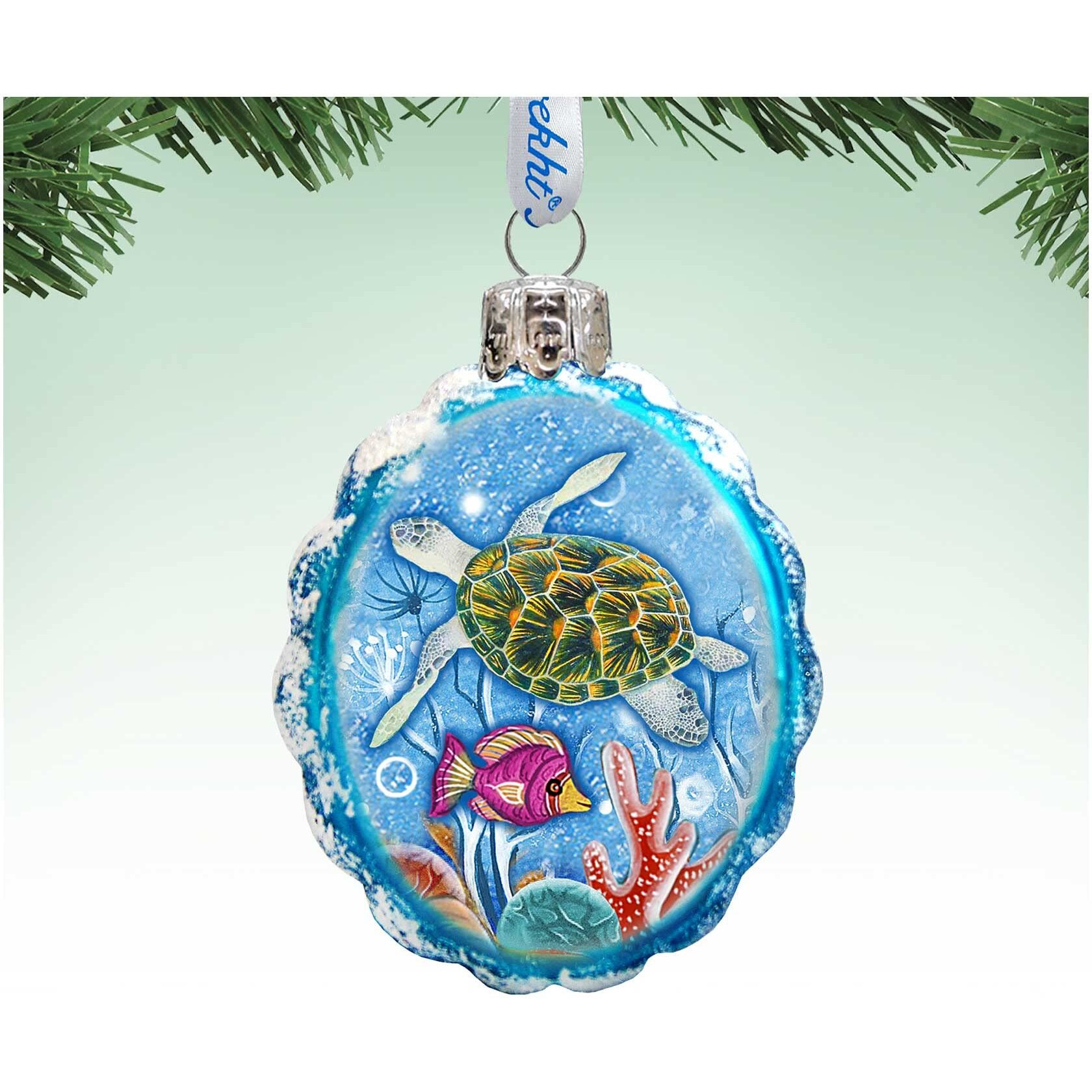 gDeBrekht 775479-2 Turtle coastal Ornament