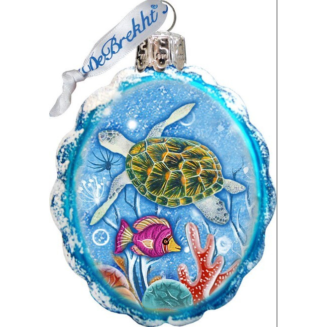 gDeBrekht 775479-2 Turtle coastal Ornament