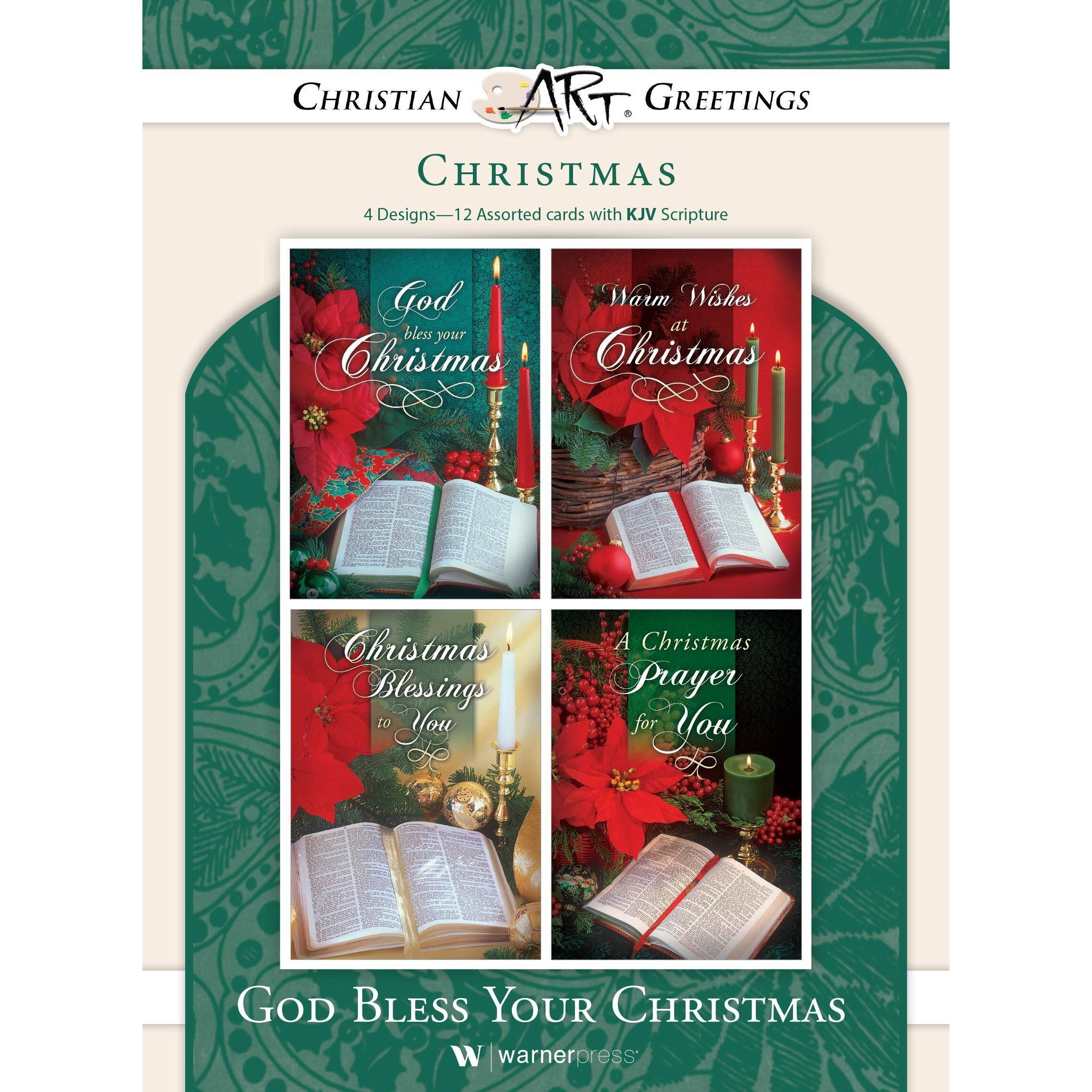 Warner Press 271177 god Bless Your christmas Assorted card-Boxed - Box of 12
