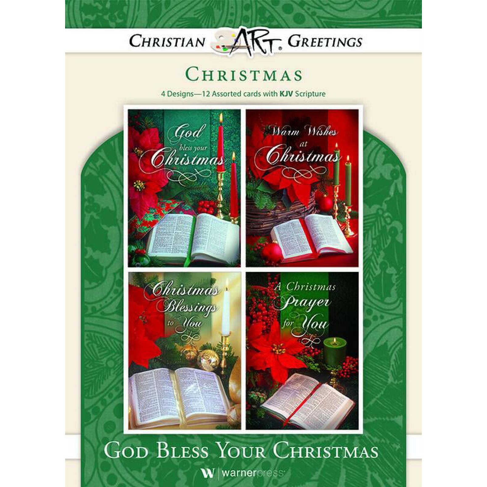 Warner Press 271177 god Bless Your christmas Assorted card-Boxed - Box of 12