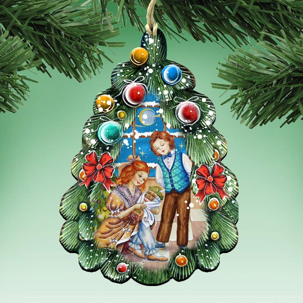 gDeBrekht 8119184 Nutcracker christmas Tree Ornament Set of 2