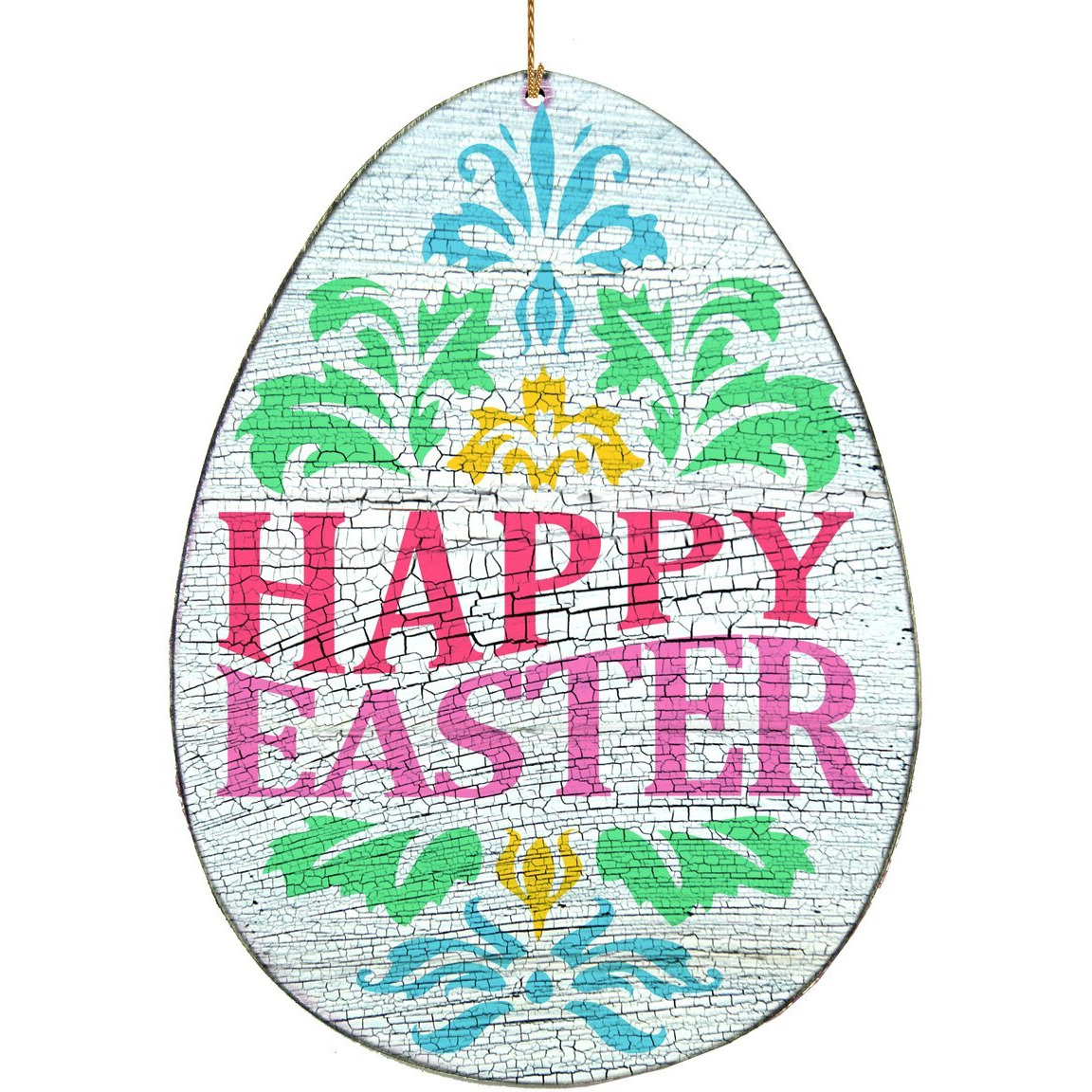 Designocracy 99714-M Happy Easter Egg Wooden Magnet