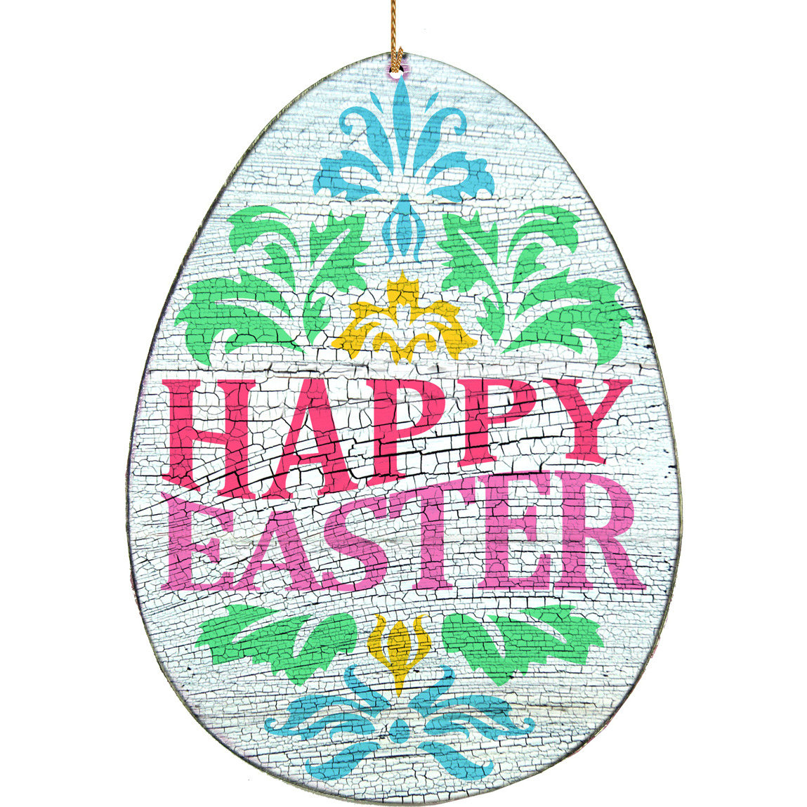 Designocracy 99714-M Happy Easter Egg Wooden Magnet